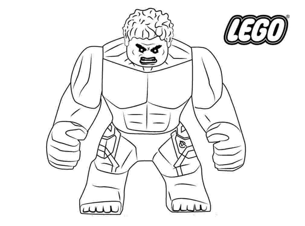 Kolorowanka Darmowy Lego Hulk