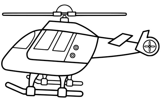 Kolorowanki Helicóptero Fofo