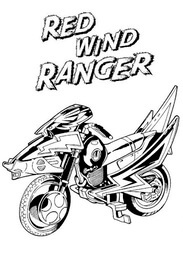 Kolorowanka Red Wind Ranger