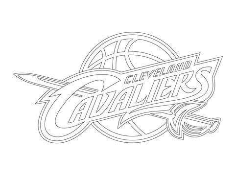Kolorowanka Cleveland Cavaliers Logo