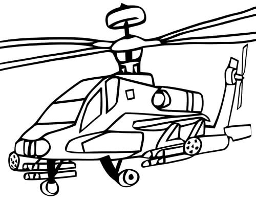 Kolorowanka Cudowny Helikopter