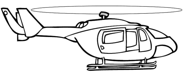 Kolorowanki Idealny Helikopter