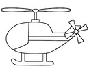 Kolorowanka Łatwy Helikopter