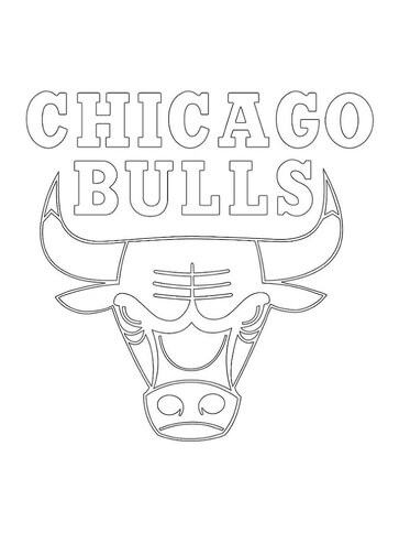 Kolorowanki Logo Chicago Bulls
