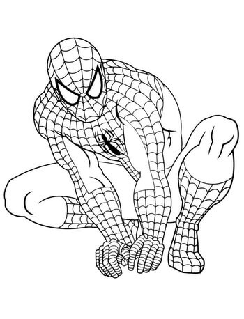 Kolorowanki Niesamowity Spider Man