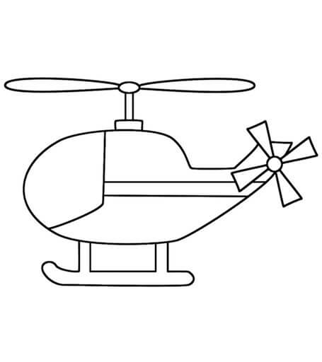 Kolorowanka Normalny Helikopter