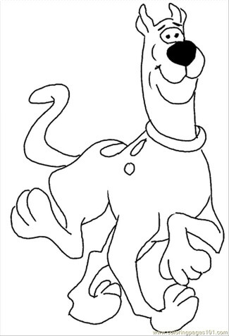 Kolorowanka Rysowanie Scooby Doo