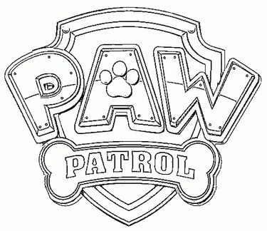 Kolorowanki Symbol Psi Patrol