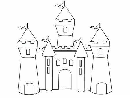 Kolorowanki Bajkowy Zamek