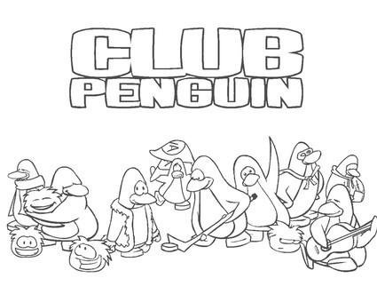 Kolorowanki Klub Pingwin