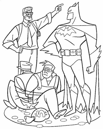Kolorowanki Kreskówka Batman