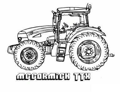 Kolorowanka McCormick TTX-Traktor