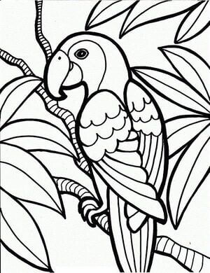 Kolorowanka Papuga Jest Dla Doros Ych Pobierz Wydrukuj Lub Pokoloruj Online Ju Teraz