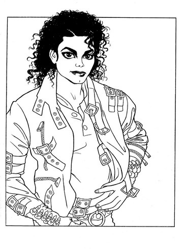 Kolorowanka Wejdź do Magicznego świata Michaela Jacksona