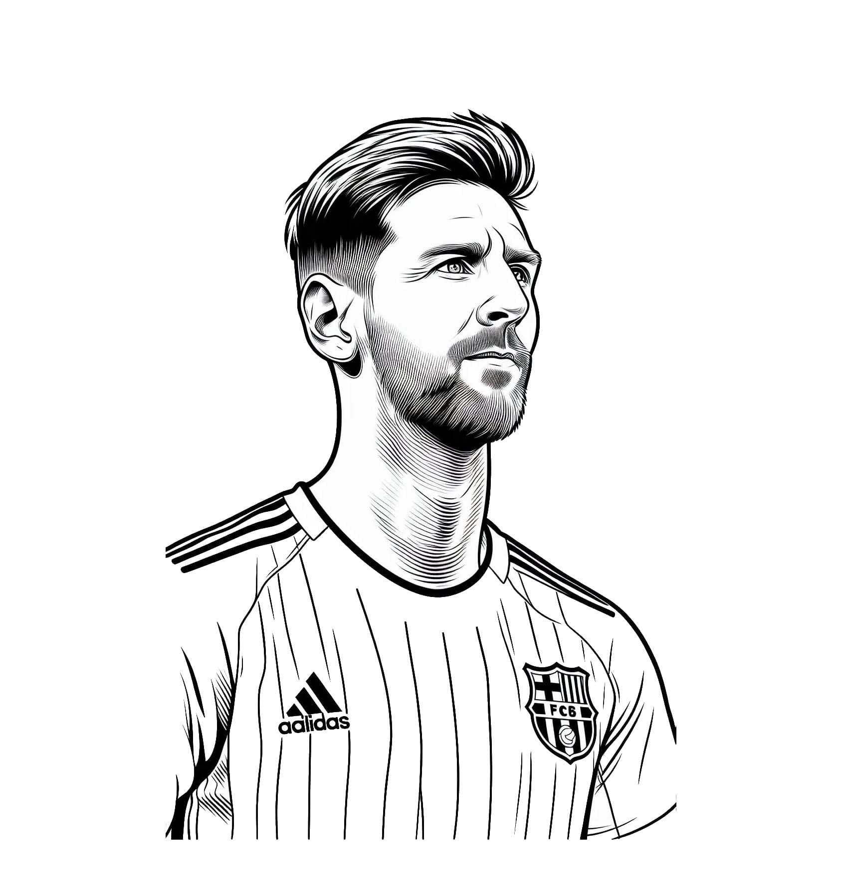 Kolorowanki Lionel Messi Przystojny