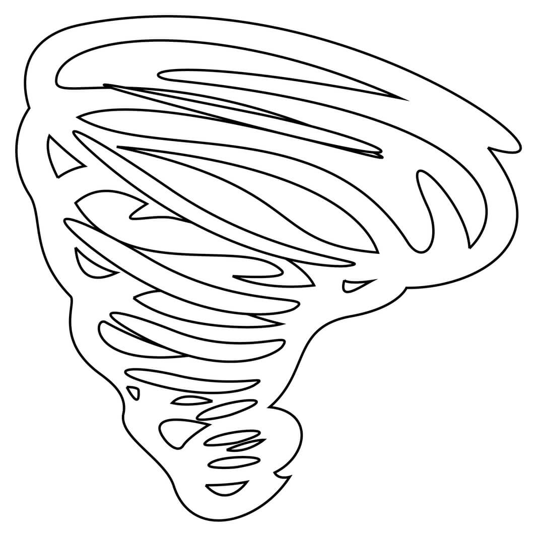 Kolorowanka Tornado