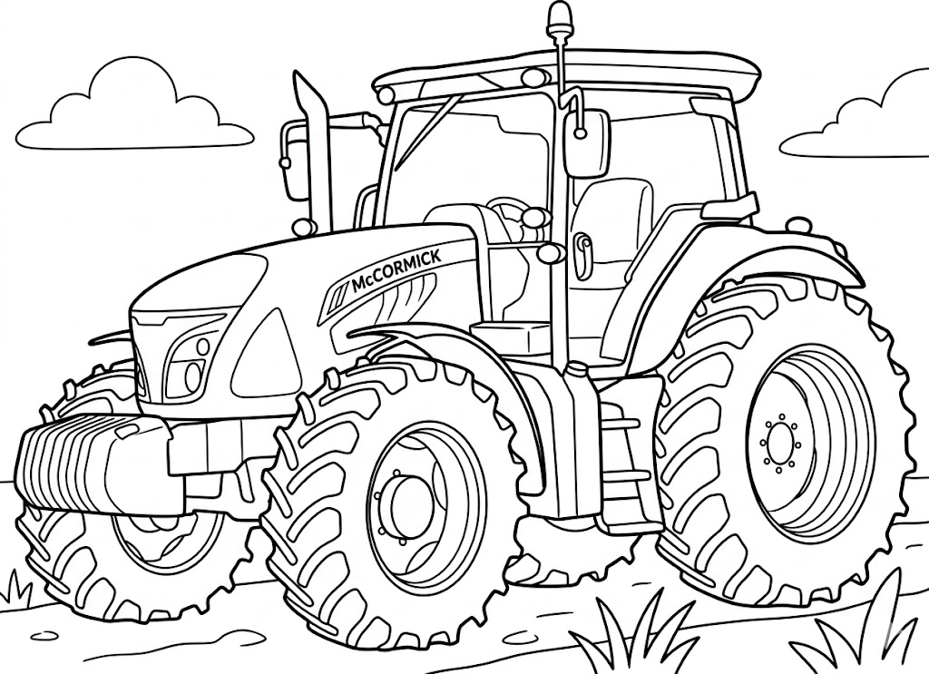 Kolorowanka McCormick TTX-Traktor