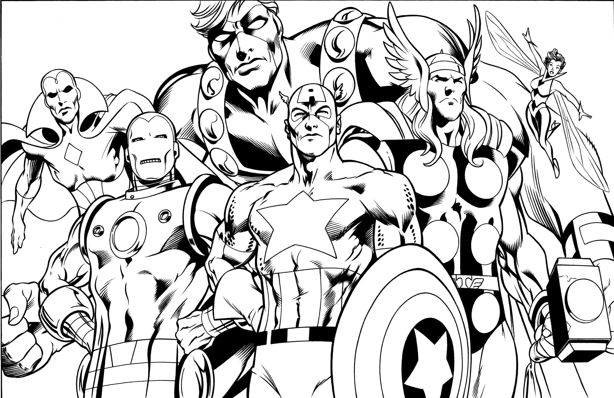 Kolorowanki Obraz Avengers