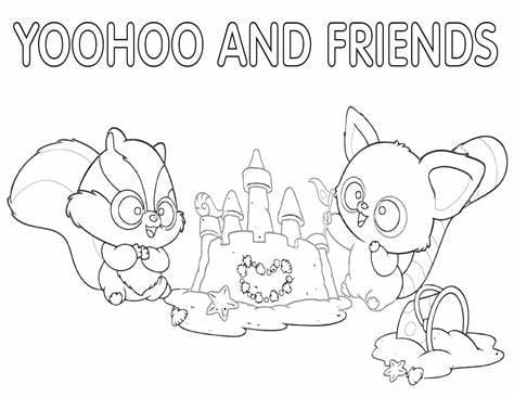 Kolorowanka YooHoo i przyjaciele kreskówki