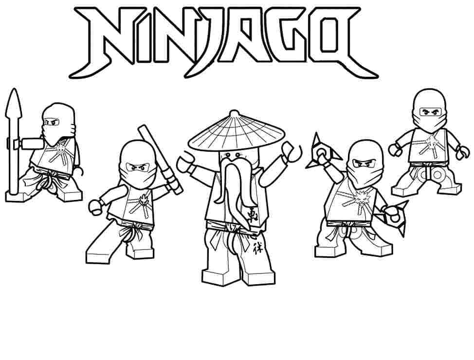 Kolorowanki Darmowe Lego Ninjago dla dzieci