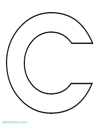 Kolorowanka Zwykła litera C