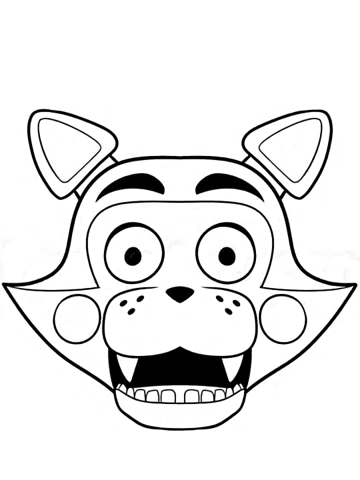 Kolorowanki Rysowanie Foxy FNAF