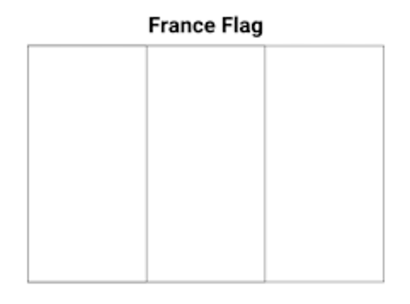 Kolorowanka Flaga Francji