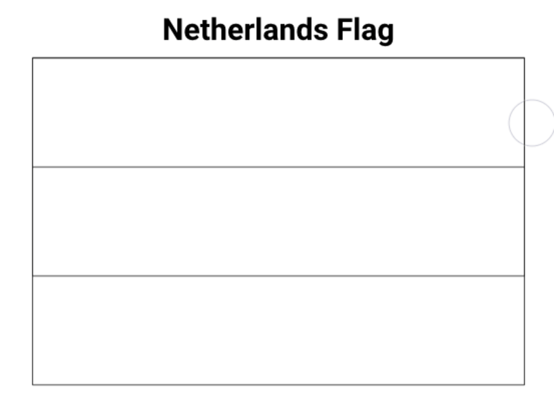 Kolorowanka Flaga Holandii