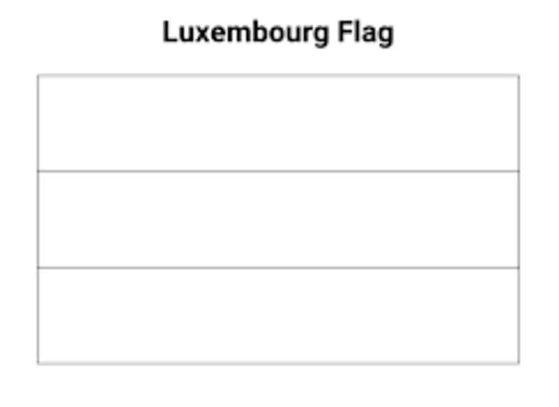 Kolorowanka Flaga Luksemburga