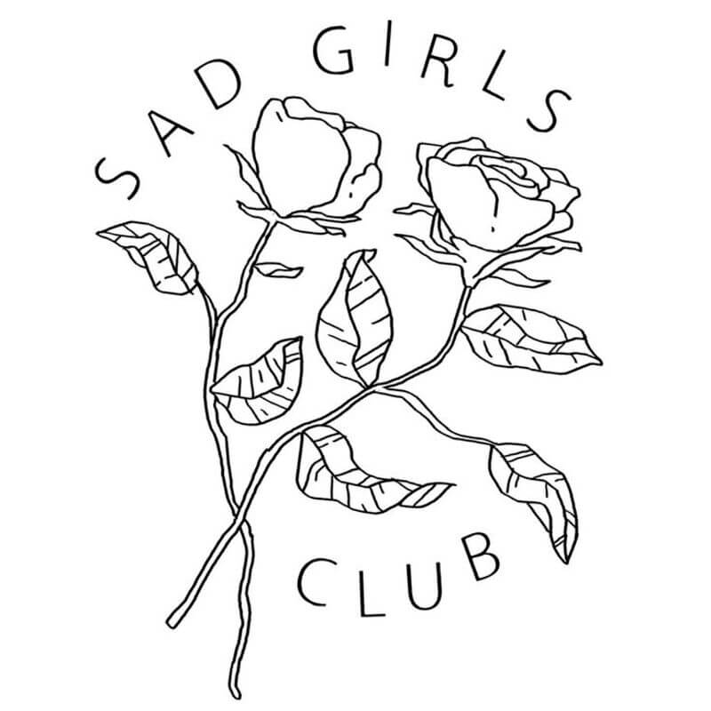 Kolorowanka Klub smutnych dziewczyn