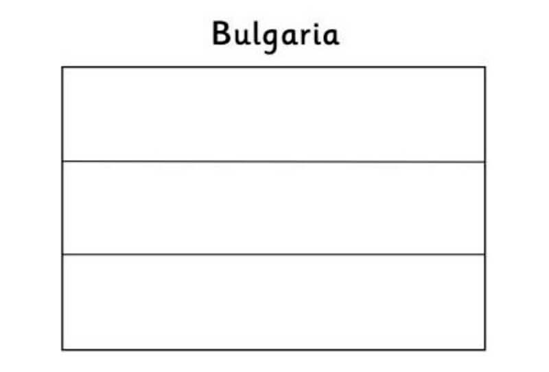 Kolorowanka Piękno Flaga Bułgarii
