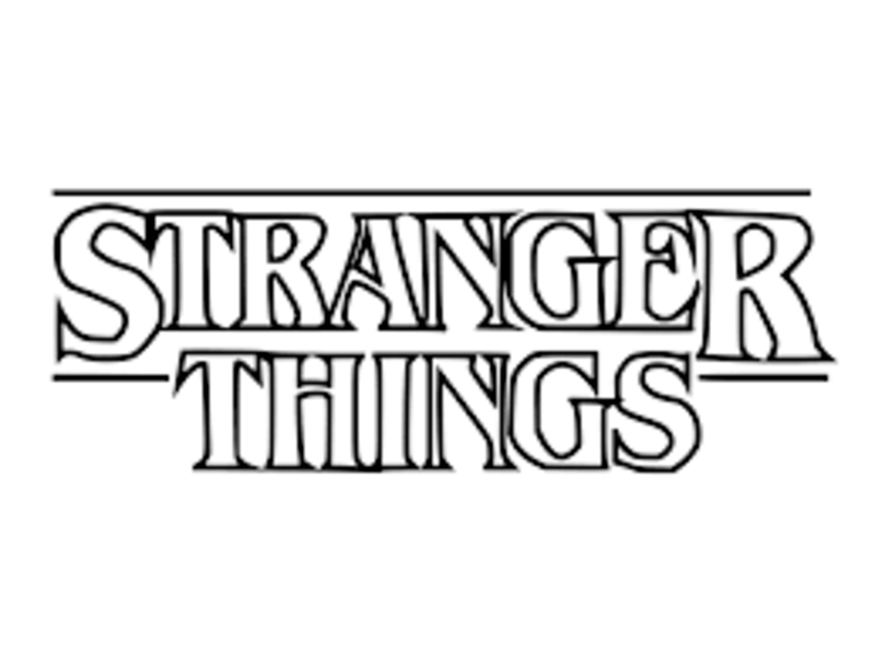 Kolorowanka Logo Stranger Things