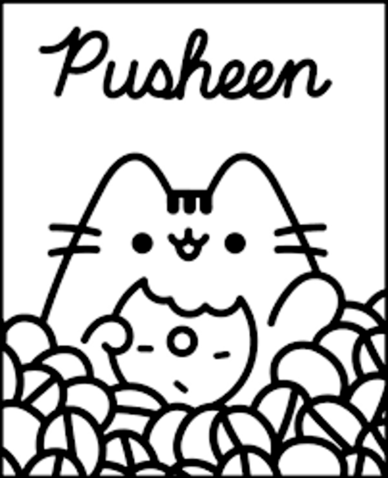 Kolorowanka Pusheen I Syrenka Pobierz Wydrukuj Lub Pokoloruj Online 