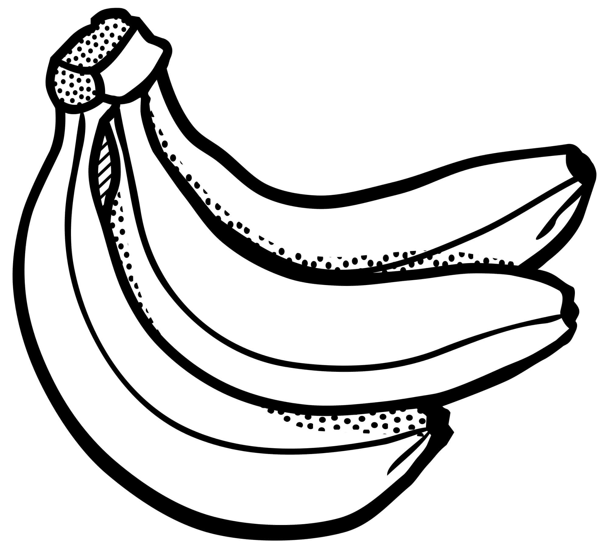 Kolorowanka Podstawowy Banan