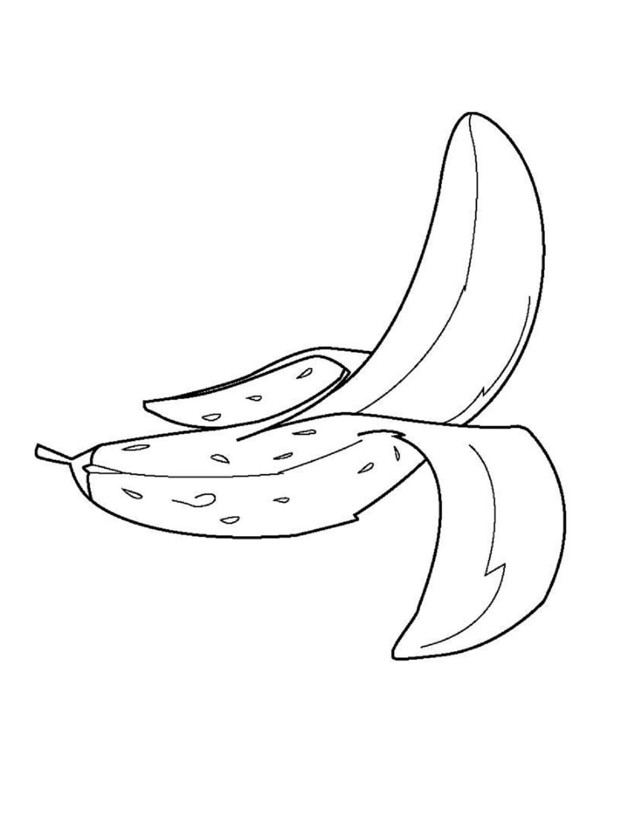 Kolorowanka Świetny Banan