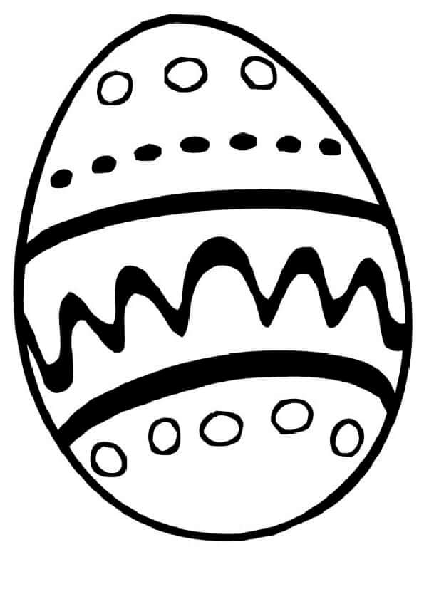 Kolorowanka Amerykańskie Jajko Wielkanocne