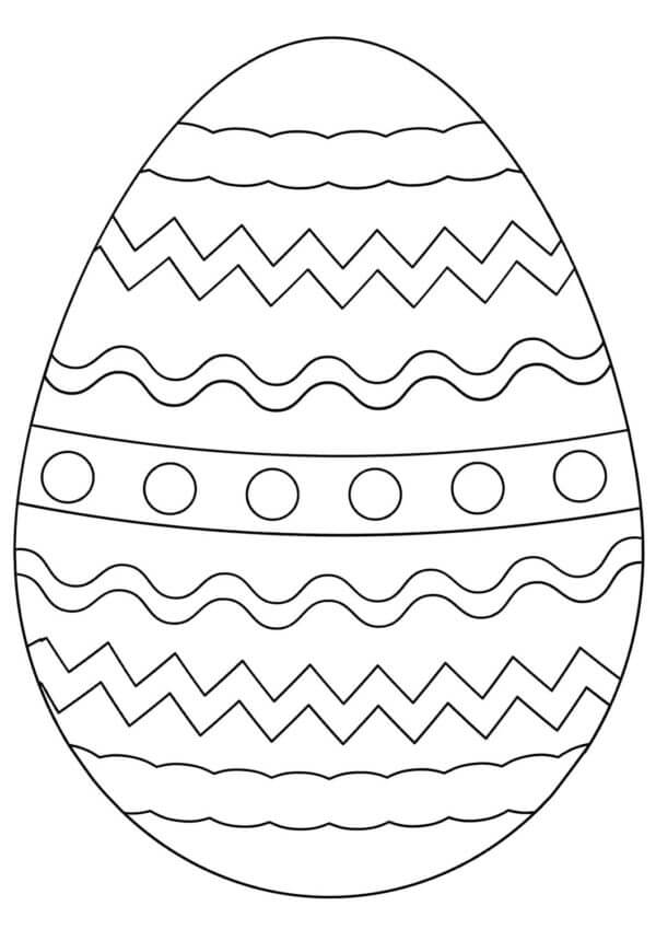 Kolorowanka Daj Jajko Na Jajko Wielkanocne