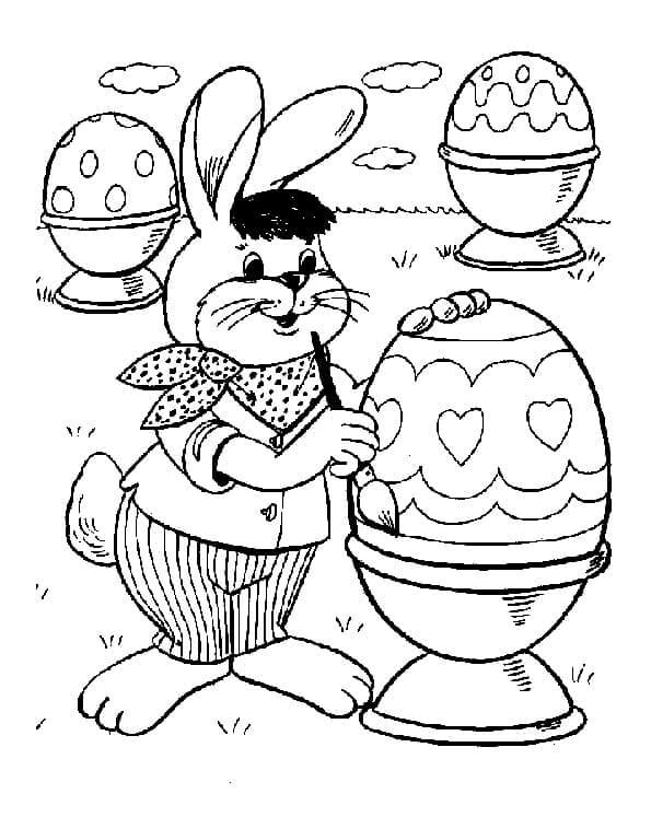 Kolorowanka Dekorowanie Czekoladowych Jajek Na Wielkanoc