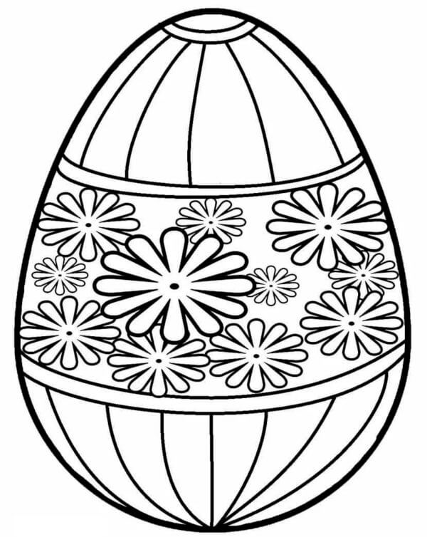 Kolorowanka Który Jest Zwyczajowo Dawany Na Jajko Wielkanocne