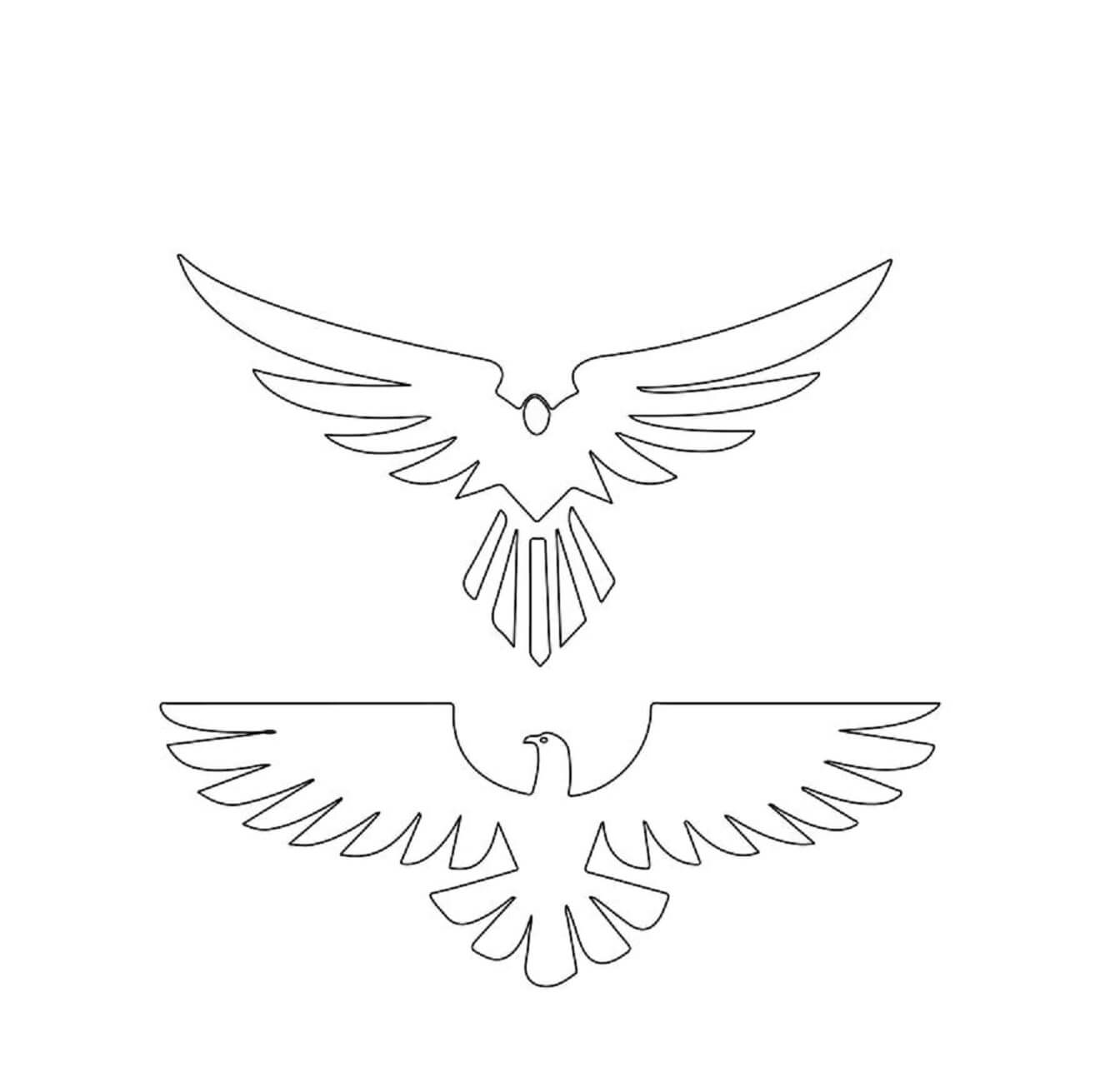 Kolorowanka Logo Dwa Orły
