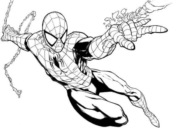 Kolorowanka Niezły Spider-Man
