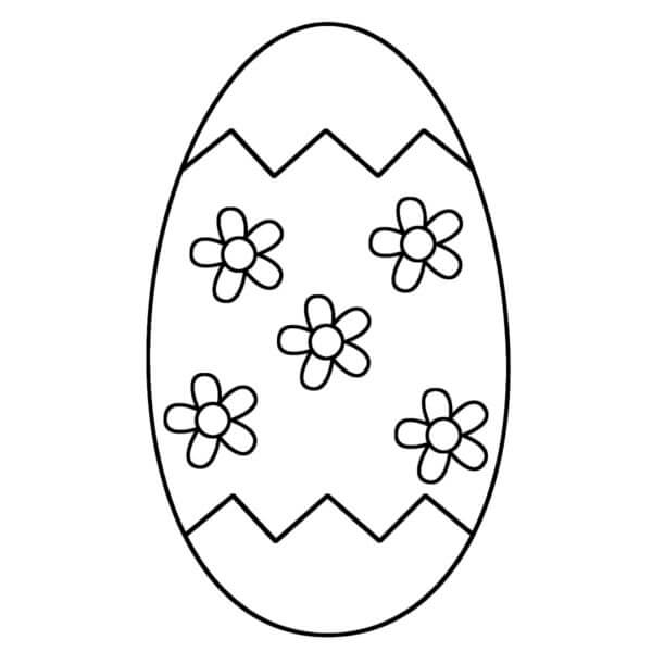 Kolorowanka Ręcznie Malowane Jajko Wielkanocne