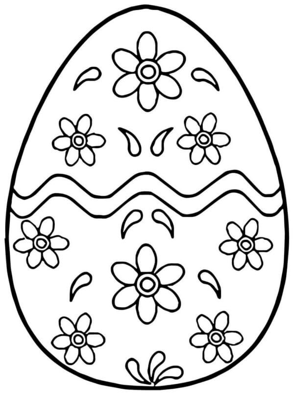 Kolorowanka Symbol Zmartwychwstania Wielkanoc Jajko
