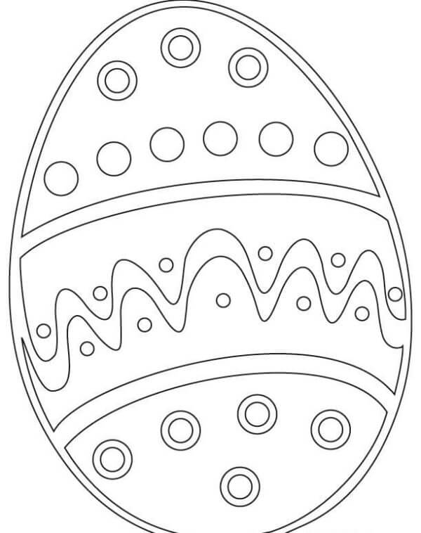 Kolorowanka Tajemniczy Symbol Jajka Wielkanocnego