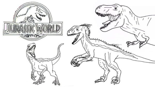 Kolorowanka Tajemniczy świat Dinozaurów