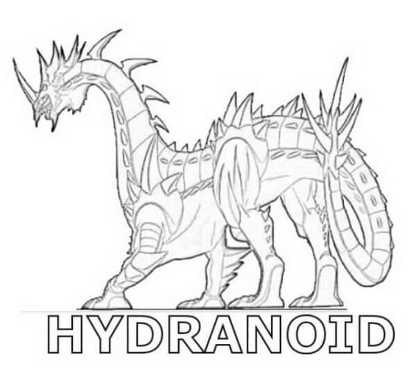 Kolorowanka Hydranoid Wygląda Bardzo Fajnie