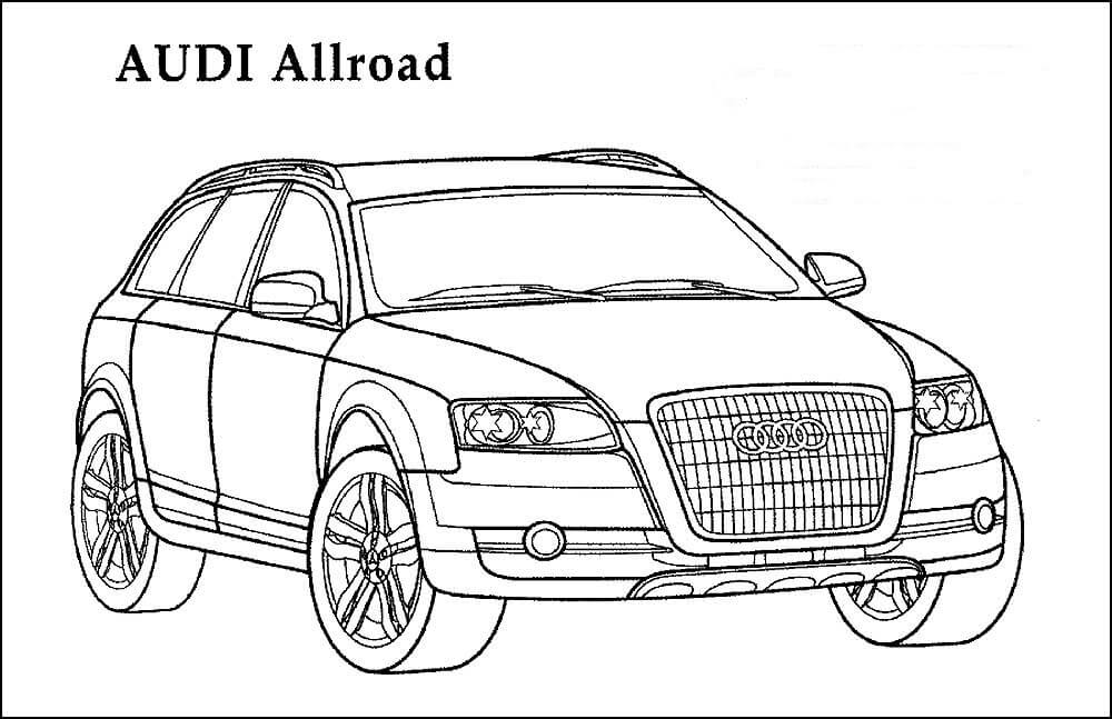 Kolorowanka Audi Allroad
