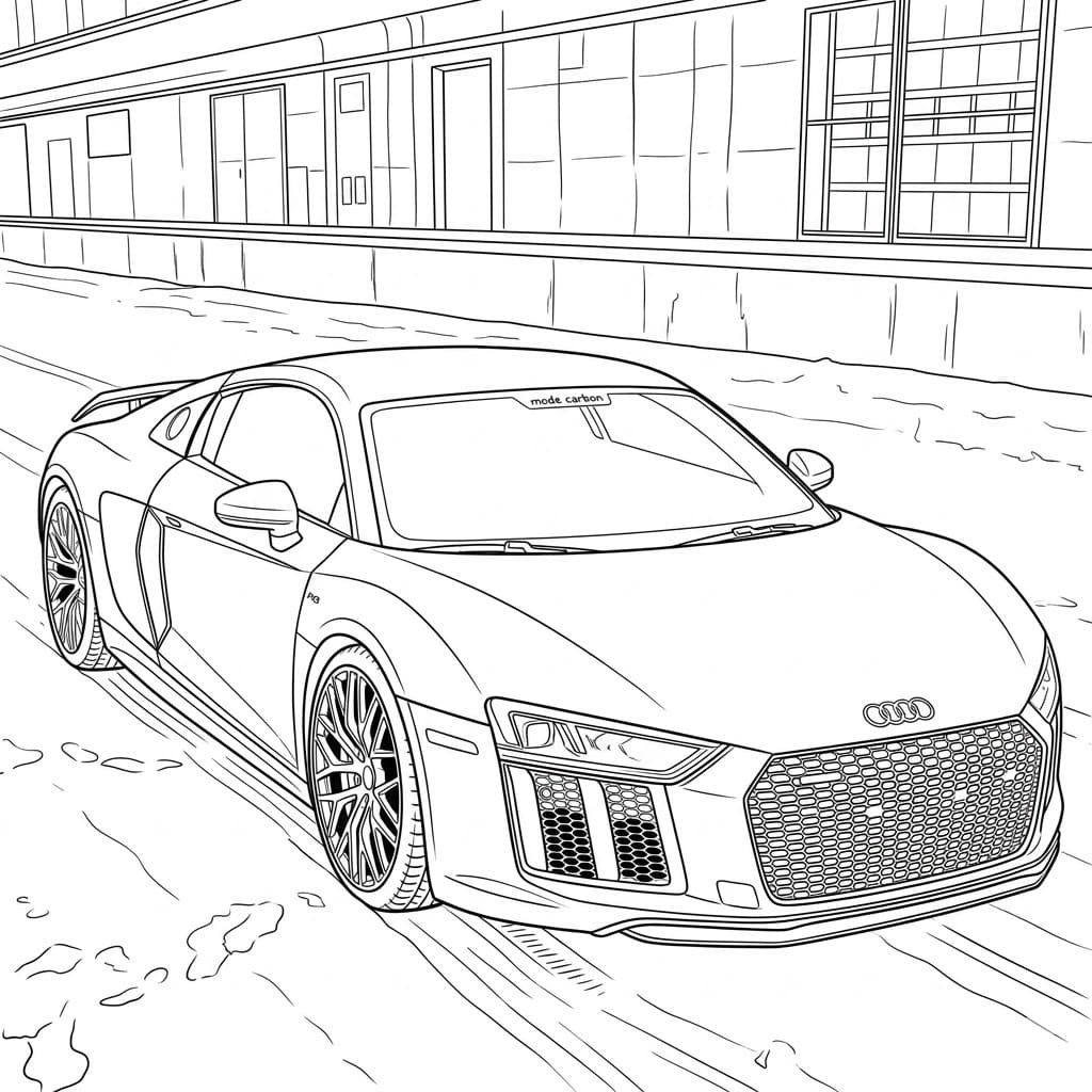 Kolorowanka Idealne Audi