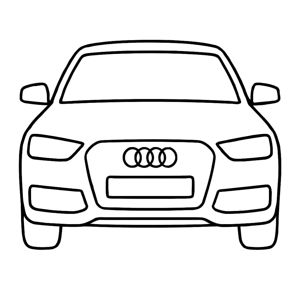 Kolorowanka Wspaniałe Audi