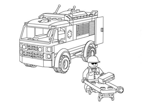 Kolorowanka Ambulans Dla Ofiary
